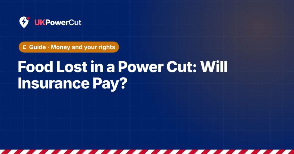 Food Lost in a Power Cut: Will Insurance Pay?